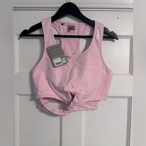 Gymshark Pink Crop Top Lightweight Comfort